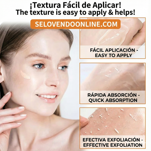 Exfoliante facial y corporal iluminador de naranja natural – Gel iluminador de 50 g