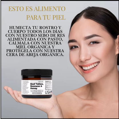 TRATAMIENTO Bálsamo ELIXIR de sebo de res y SKIN CREAM vitamina E mas olivo. se venden por separado