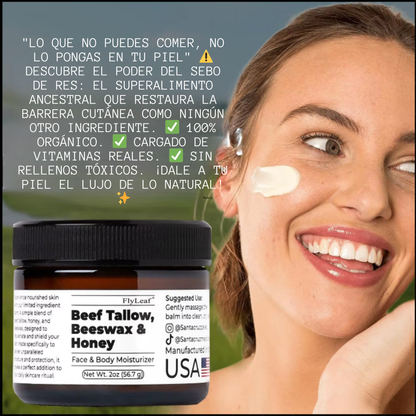 TRATAMIENTO Bálsamo ELIXIR de sebo de res y SKIN CREAM vitamina E mas olivo. se venden por separado